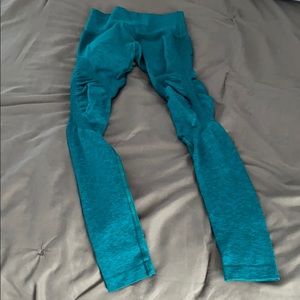Alphalete aero leggings - teal - xs